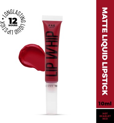 FAE Beauty Lip Whip 12H Matte Liquid Lipstick | Long Wear | Non Drying | Vegan -(Tease, 10 ml)