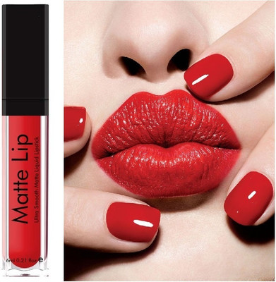 Wonholli Long Lasting | Lightweight Matte Liquid Lipstick(Red, 6 ml)