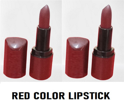 Luipui RED MATTE CRAYON LIPSTICK PACK OF 2(RED, 12 g)