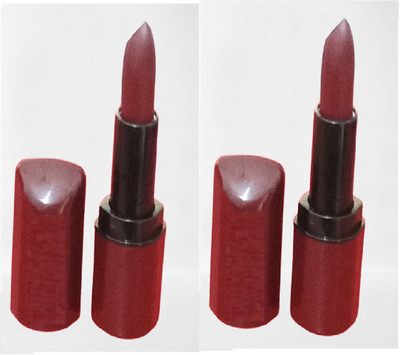 Luipui NEW MAROON MATTE LIPSTICK WATERPROOF LIPSTICK PACK OF 2(MAROON, 12 g)