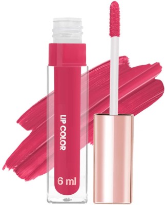 GFSU - GO FOR SOMETHING UNIQUE MATTE HOT PINK LIQUID LIPSTICK NON TRANSFER WATER PROOF(pink, 6 ml)