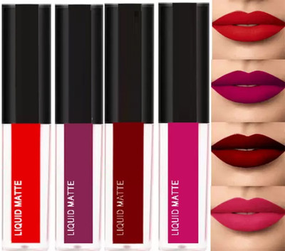 Jiwoo Non Transfer Waterproof Longlast SensationaL Liquid Matte Mini Lipstick(multicolour, 16 g)