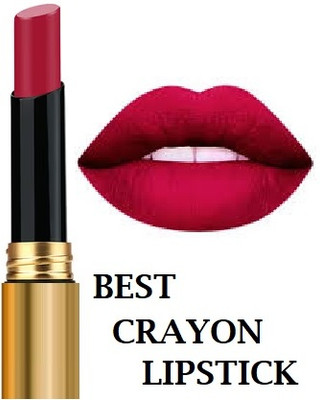 GABBU CRAYON MATTE FINISH WATERPROOF ROSE RED LIPSTICK(ROSE RED, 4 g)