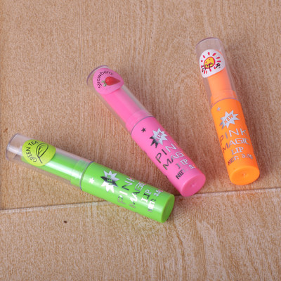 PINNER Natural Pink Color Change Lip-Blam Combo-3 Stobbary, Orange, Green Tea(Pack of: 3, 10.5 g)