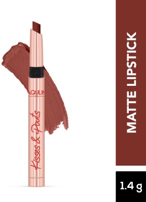 Jaquline USA Kisses & Pouts Transfer Proof Matte Lipstick 1.4gm Steamy Kiss09(Steamy Kiss, 1.4 g)