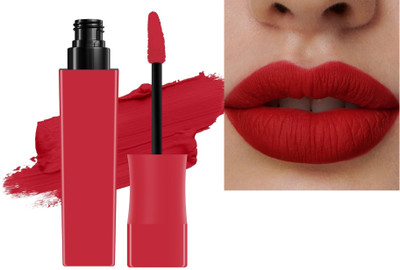 Jiwoo New Non Transfer Smudge Proof Long Lasting Matte Liquid Lipstick(red, 10 ml)