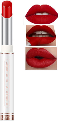 GABBU Non Transfer Matte Water Proof Smooth Lipstick red(red, 5 g)