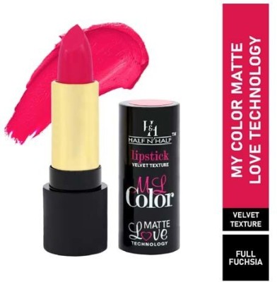 Half N Half Velvet Matte Lipstick-20 Full Fuchsia(Full Fuchsia, 3.8 g)