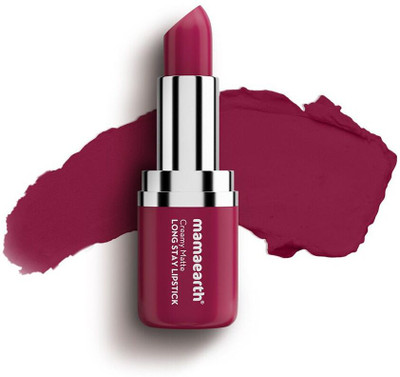 Mamaearth Creamy Matte Long Stay Lipstick with Murumuru Butter and Vitamin E(Cranberry Crush, 4.2 g)