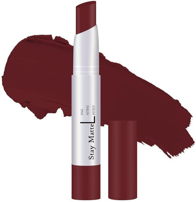 manasona Non Transfer Waterproof Longlast SensationaL Matte Mini Lipstick(Rich Mehroon, 2 g)