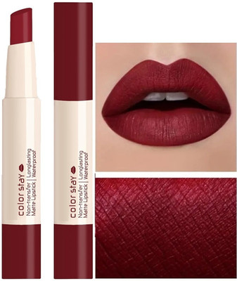 AEPRUY Color Stay Matte Lipstick | Highly Pigmented Ultra Matte(BRIDAL MEHROON, 2.1 ml)
