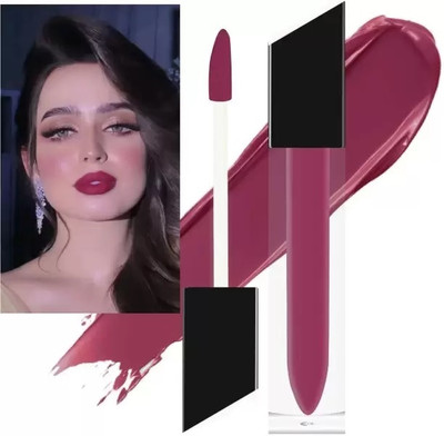 CATERINACHIARA Kiss Proof, Waterproof & Long Lasting Velvete Matte Ruby Pink Liquid(Ruby pink, 4 ml)