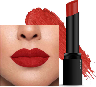 GULGLOW99 Non Transfer Creamy Matte Lipstick Long Lasting Waterproof(AFFAIR RED, 3 g)