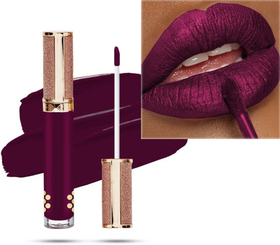 GULGLOW99 Waterproof Lightweight with High Shine for Smooth & Shiny Metallic Lips(purple, 8 ml)