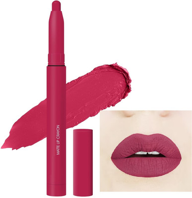 GULGLOW99 Non Transfer Matte Crayon Lipstick | Waterproof & Smudgeproof For Womens(False Mauva, 3 g)
