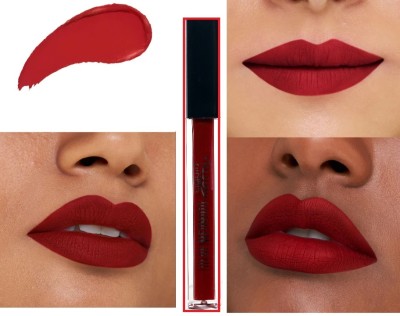 BLUEMERMAID Matte Liquid Deep Red Lipstick Lip Care(RED, 6 ml)