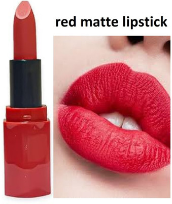 Luipui new BEST REDF MATTE FINISH LIPSTICK PACK OF 1(RED, 6 g)