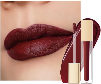 luzimaisa Perfect long-lasting waterproof lip makeup,maroon lipstick(deep maroon, 6 ml)