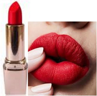 Luipui fantastic trending red matte finish lipstick pack of 1(red, 6 g)