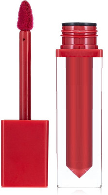 MYEONG Non Drying Smudge Proof Matte Lovely Red Color Liquid Lipstick(Lovely Red, 6 ml)