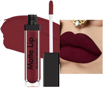 Libline All day stay,Water Proof, Non-Sticky ,Matte Liquid Lipstick(Maroon, 6 ml)