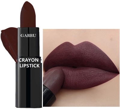 GABBU Best Ceamy Texture Long Lasting Lipstick Dark Wine(DARK WINE, 3.5 g)