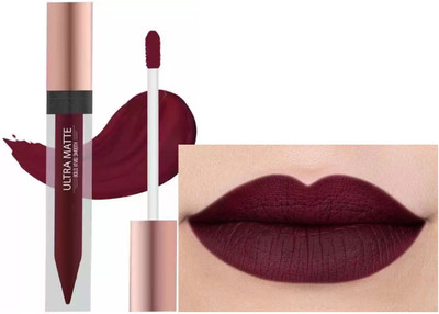 DARVING Non-Drying | Smudge-Proof Liquid Matte Maroon Fantasy Lipstick(MAROON, 9 ml)