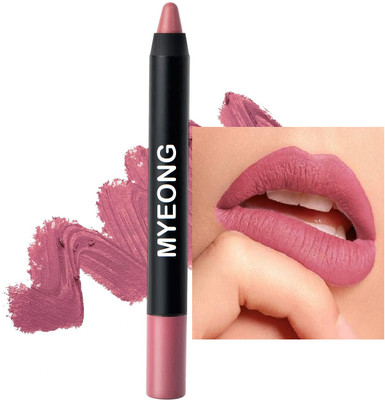 MYEONG Indie Highly Pigmented Full Coverage Pencil Lipstick Girl And Women(Indie, 3.5 g)