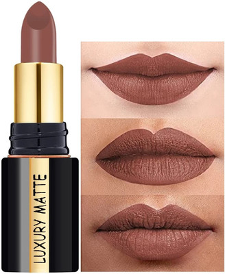 AEPRUY Matte Bullet Lipstick | Intense Moisturization | Smooth Glide(coffee Commando, 4 ml)