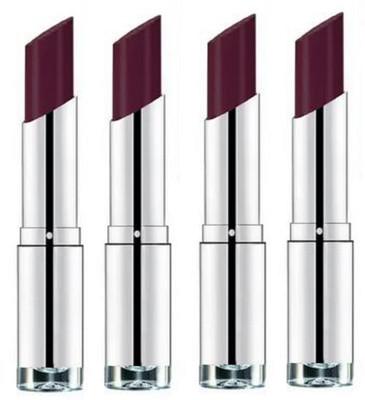 Luipui LONG LASTING DARK MAROON MATTE LIPSTICK WATERPROOF PACK OF 4(Dark Maroon, 20 ml)