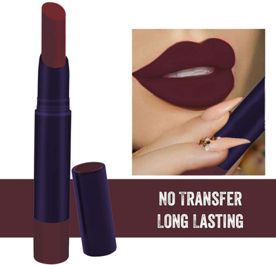 THTC Hydrating and Long-Lasting Matte Lip Color PP12(Jet Maroon, 3.8 g)