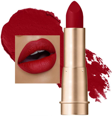 MYEONG Ultra Pigmented Creamy Matte Scarlet Red Lipstick(Scarlet Red, 3.5 g)