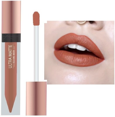 DARYUE Ultra Matte Non Transfer Liquid Lipstick Smooth glide(brown, 9 ml)