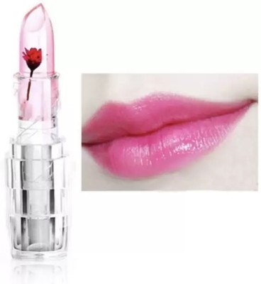 GABBU New Waterproof Flower Lipstick Jelly Flower Transparent Color Changing Lipstick(red, 3.6 g)