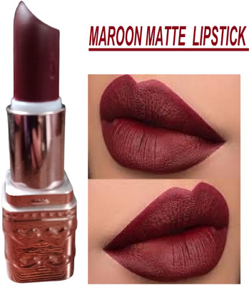 Luipui MAROON CRAYON MATTE LOOK LIPSTICK PACK OF 1(MAROON, 6 g)