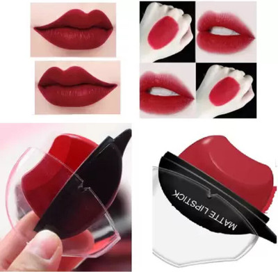 Arcanuy RED MATTE LIPSTICK APPLE DESIGN LIPSTICK NEW DESIGN OF LIPSTICK(red, 10 g)