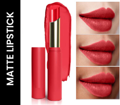 Luipui PREMIUM MATTE NON-DRYING & SMUDGE PROOF MATTE LIPSTICK PACK OF 1(OLD BRICK, 6 g)