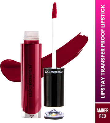 COLORESSENCE Lipstay Transfer Proof Matte Finish Highly Pigmented Deep Color Liquid Lipstick(Amber Red, 4 ml)