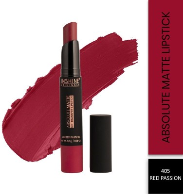 Inshine matte no transfer lipistick(RED PASSION, 3.5 g)