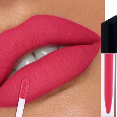 luzimaisa N_Waterproof Shine Long Lasting Matte Lipgloss & Lipstick(pink, 4 ml)