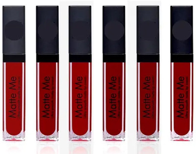 BLUSHIS Liquid Matte Lipstick Combo of Red And Maroon(The Red Maroon Edition, 36 ml)