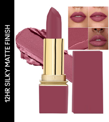 Luipui NEW MATTE CRUSH FADE & NON TRANSFER PROOF LIPSTICK FOR ALL DAY WEAR PACK OF 1(DARK PINK 06, 4 ml)