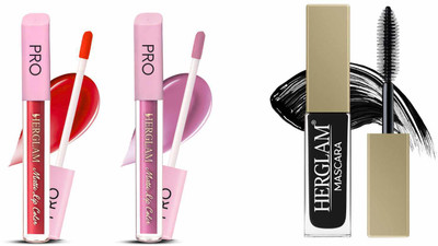 herglam Matte Lip Color Combo – Lightweight, Intense Pigment Long Stay Lipsticks(Multicolor, 10 ml)