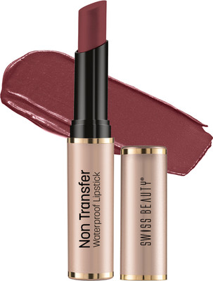 SWISS BEAUTY Non Tranfer Long Lasting Lipstick SB-S17(mauve-taupe, 3 g)