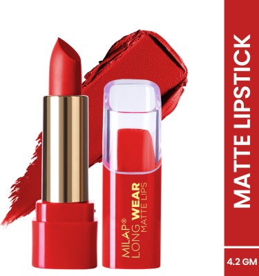 MILAP Long Wear Matte Lipstick Waterproof & Smudge Proof Non Transfer Long Stay(Gimme A Hint, 4.2 g)