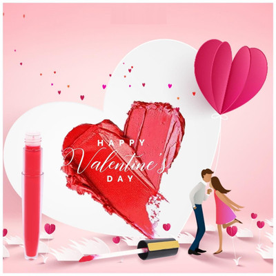 MYEONG Highly Pigmented Matte Finish Liquid Velvet Matte Red Color Lipstick(RED, 6 ml)