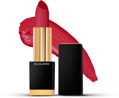 GULGLOW99 Creamy Matte Long Pigmented Smudge Proof Lipstick(PEACH PINK, 3.5 g)