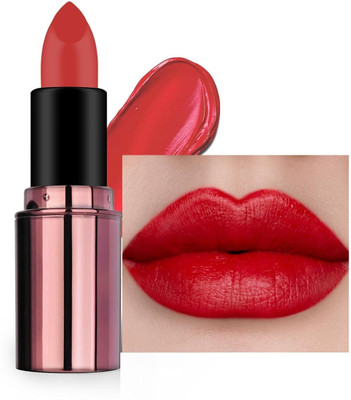 GULGLOW99 Ultra Stay Matte Lip Color Waterproof Long Lasting Lipstick(Fiery Red, 4 g)
