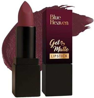 BLUE HEAVEN GET MATTE NATURAL LIPSTICK(202MAROON, 4 g)