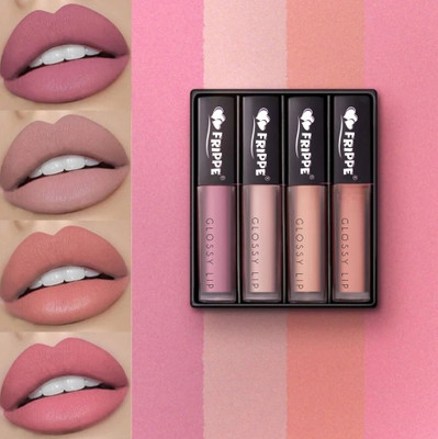 FRIPPE Non Transfer Waterproof Longlasting Liquid Matte Mini Lipstick Combo Pack Of 6(MULTICOLOR, 14.4 g)